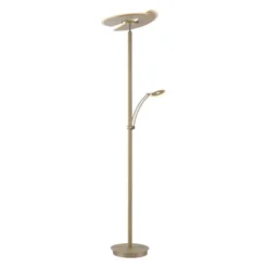 LED Stehleuchte ARTUR, sandfarben, Tastdimmer, dreh-und schwenkbar