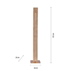 LED-Stehleuchte, Blattgoldoptik, warmweiße Lichtfarbe, blendfrei, modern
