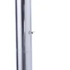 LED-Stehleuchte, Chrom, 3 Leuchtarmen, warmweiß, Kippschalter