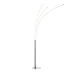 LED Stehleuchte, moderne 3 Leuchtarme, warmweiß, inkl. Kippschalter