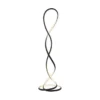 LED Stehleuchte modernes Design, TWIST, schwarz,