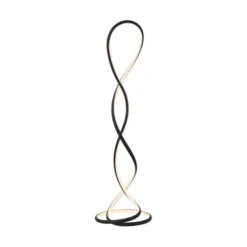 LED Stehleuchte modernes Design, TWIST, schwarz,