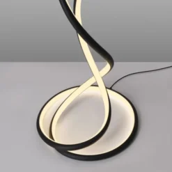 LED Stehleuchte modernes Design, TWIST, schwarz,