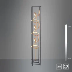 LED Stehleuchte, modernes Design, warmweißes Licht, inkl. Dimmfunktion