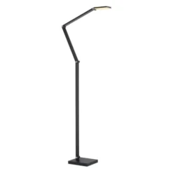 LED Stehleuchte SAMSKY, grau, CCT-Steuerung, Tastdimmer, höhenverstellbar