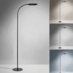 LED Stehleuchte, schwarz, CCT, dimmbar, Innenleuchte, IP20