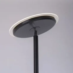 LED Stehleuchte, schwarz, dimmbar, Lesearm zuschaltbar,