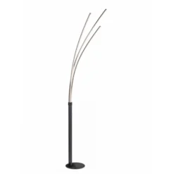 LED-Stehleuchte, schwarz, 3-Flammig, 18 Watt, 2200 Lumen