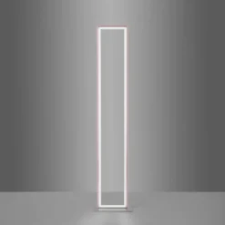 LED Stehleuchte silber farbig Fußschalter dimmbar Sidelight RGB Rainbow