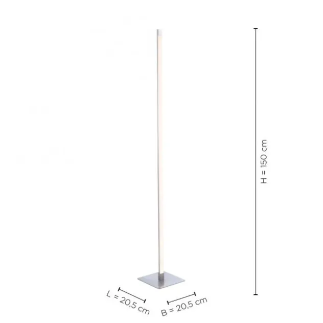 LED Stehleuchte, Touchdimmer, warmweiß