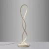 LED Stehleuchte TWIST modernes Design, sandfarben