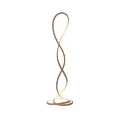 LED Stehleuchte TWIST modernes Design, sandfarben