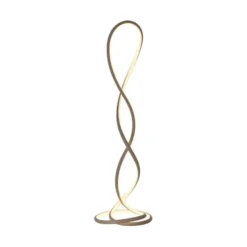 LED Stehleuchte TWIST modernes Design, sandfarben