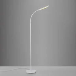 LED Stehleuchte weiß dimmbar 3 Stufen CCT Touchdimmer Spots drehbar