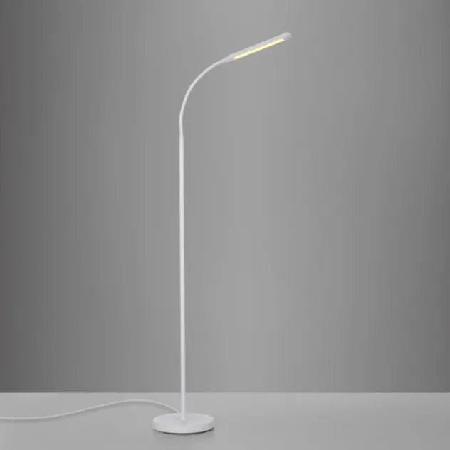 LED Stehleuchte weiß dimmbar 3 Stufen CCT Touchdimmer Spots drehbar