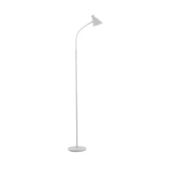LED Stehleuchte weiß mit Schalter flexible verstellbar Arbeitsplatzleuchte