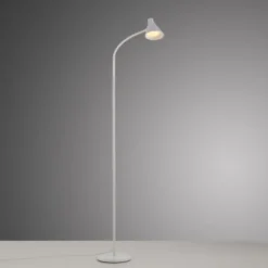 LED Stehleuchte weiß mit Schalter flexible verstellbar Arbeitsplatzleuchte