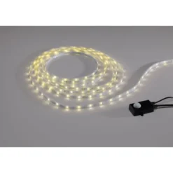 LED-Stripes, 5m lang, transparent, IP44, CCT, dimmbar