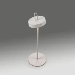 LED Tischlampe weiß Akku Touchdimmer spritzwassergeschützt USB