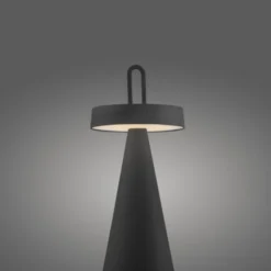 LED Tischleuchte Akku schwarz dimmbar per Touch IP44 Innen-Außen