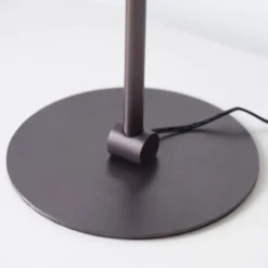 LED Tischleuchte blau dimmbar per Schnurdimmer Beistelllampe