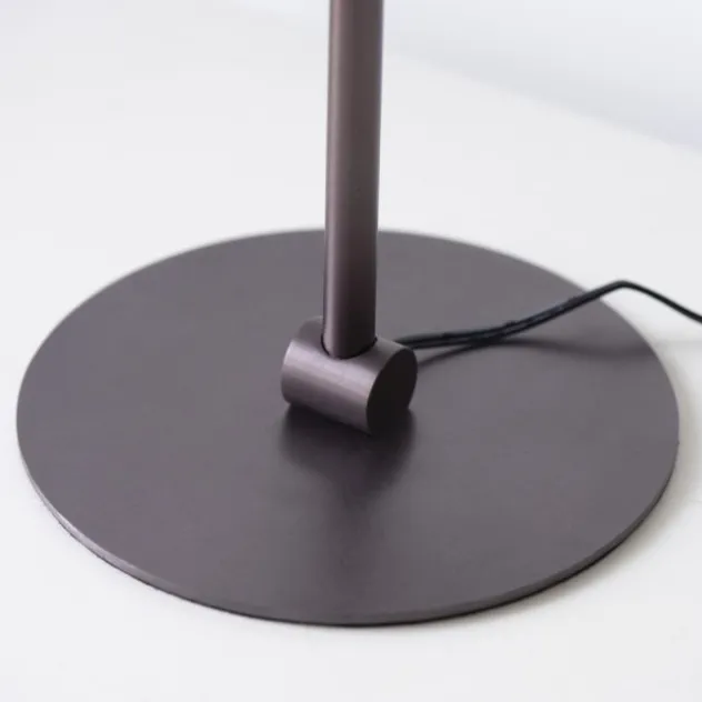 LED Tischleuchte blau dimmbar per Schnurdimmer Beistelllampe