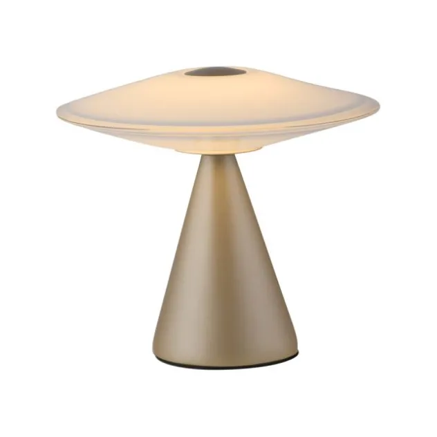 LED Tischleuchte ELIPSA, bronce, Tronic Dimmer, Memoryfunktion