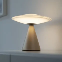 LED Tischleuchte ELIPSA, bronce, Tronic Dimmer, Memoryfunktion