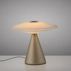 LED Tischleuchte ELIPSA, bronce, Tronic Dimmer, Memoryfunktion