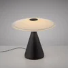LED Tischleuchte ELIPSA, schwarz, Touchdimmer, Memoryfunktion