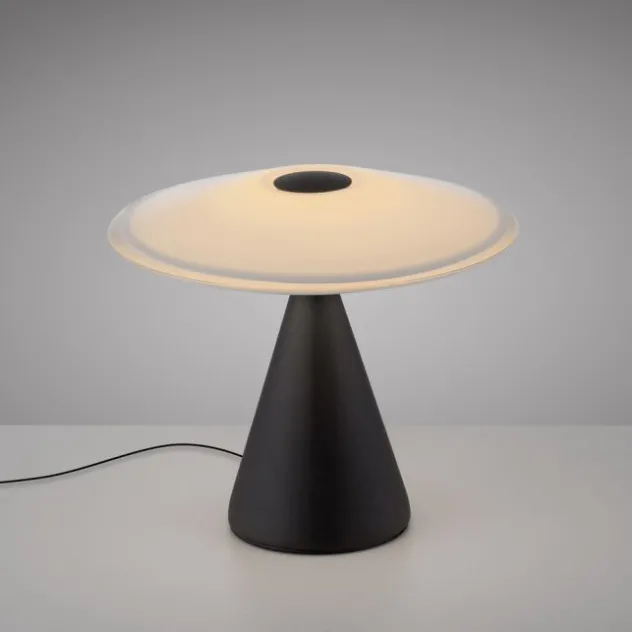 LED Tischleuchte ELIPSA, schwarz, Touchdimmer, Memoryfunktion