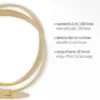 LED-Tischleuchte, goldfarben, elegantes Design, inkl. Dimmfunktion, modern