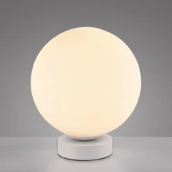 LED Tischleuchte rund weiß Smarthome dimmbar Fernbedienung App