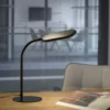 LED Tischleuchte, schwarz, CCT, dimmbar, Innenleuchte, IP20
