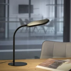 LED Tischleuchte, schwarz, CCT, dimmbar, Innenleuchte, IP20