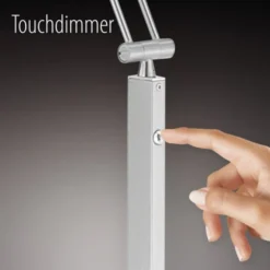 LED Tischleuchte, schwarz, CCT, dimmbar, Innenleuchte, IP20