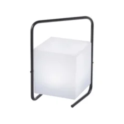 LED-Tischleuchte, schwarz, RGB, Akkuleuchte, IP44, inkl. USB-Kabel, Fernbedienung