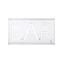 LEDTischleuchte weiß BAR USB Dekorationslampe Schnurschalter