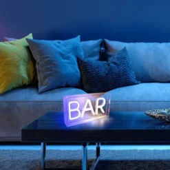 LEDTischleuchte weiß BAR USB Dekorationslampe Schnurschalter