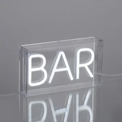 LEDTischleuchte weiß BAR USB Dekorationslampe Schnurschalter