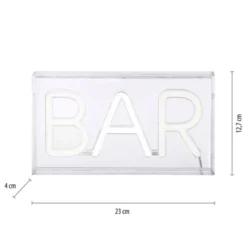 LEDTischleuchte weiß BAR USB Dekorationslampe Schnurschalter