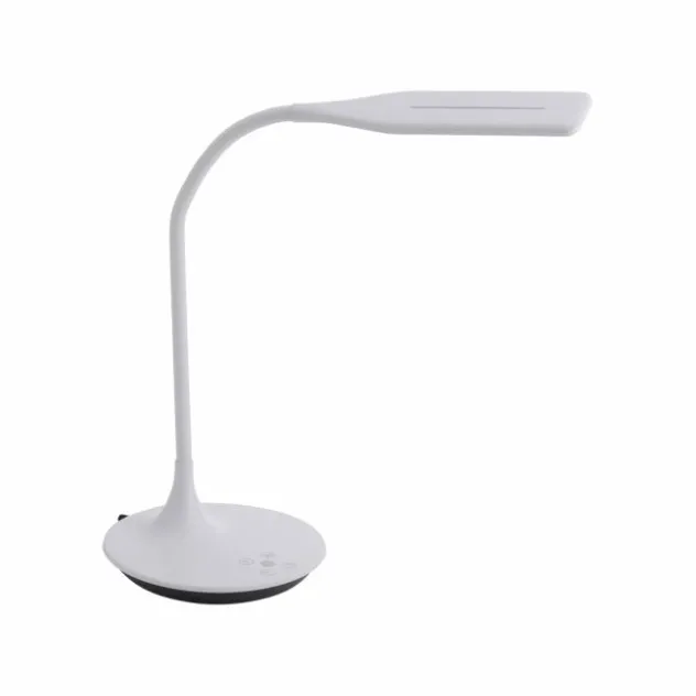 LED-Tischleuchte, weiß, Flexarm, Lichtfarbsteuerung, dimmbar