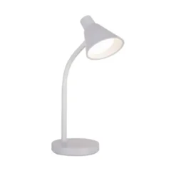 LED Tischleuchte weiß mit Schalter flexible Schreibtischleuchte