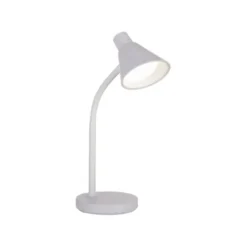 LED Tischleuchte weiß mit Schalter flexible Schreibtischleuchte