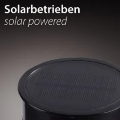 LED Tischleuchte, weiss, dimmbar, solarbetrieben, modern, kabellos