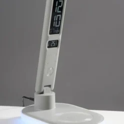 LED Tischleuchte weiß Touchdimmer Ladefunktion Handy USB kabellos