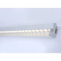 LED-Unterbauleuchte, Aluminium, warmweiße Lichtfarbe, inkl. Tastschalter