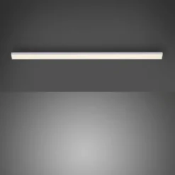 LED Unterbauleuchte, silber, flach, schlichtes Design, energiesparend