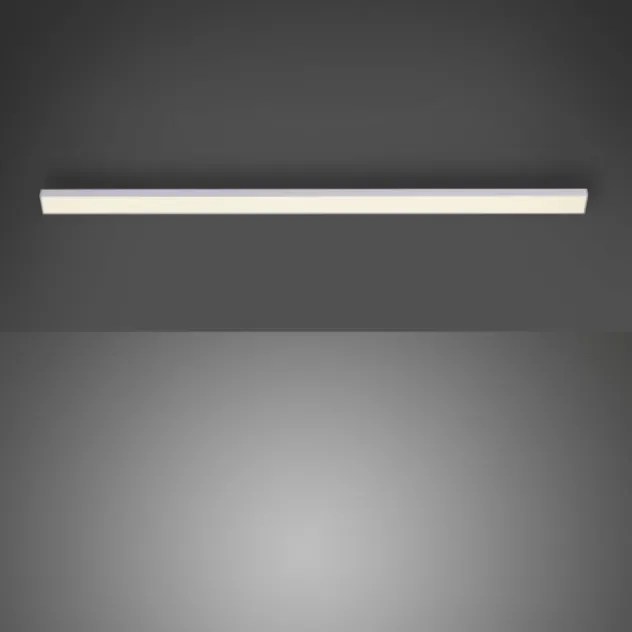 LED Unterbauleuchte, silber, flach, schlichtes Design, energiesparend