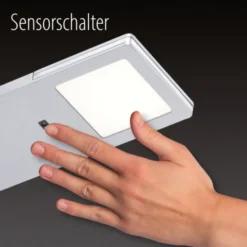 LED Unterbauleuchte, stahl, 3-flammig, keilförmig, modern